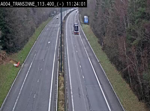 <h2>Caméra trafic E411 (A4) - Transinne direction Namur - BK 113.425</h2>