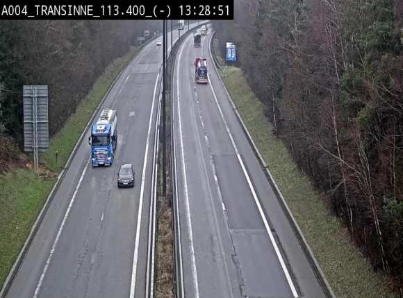 <h2>Caméra trafic E411 (A4) - Transinne direction Namur - BK 113.425</h2>