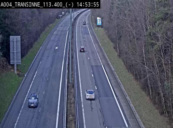 <h2>Caméra trafic E411 (A4) - Transinne direction Namur - BK 113.425</h2>
