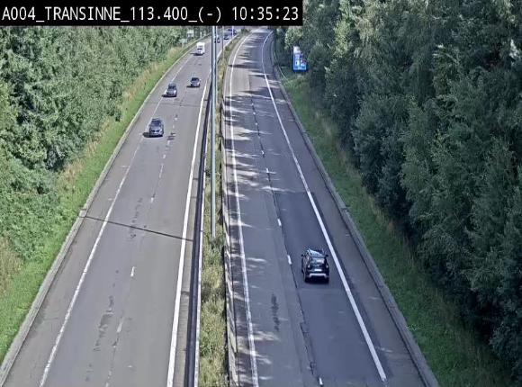 <h2>Caméra trafic E411 (A4) - Transinne direction Namur - BK 113.425</h2>