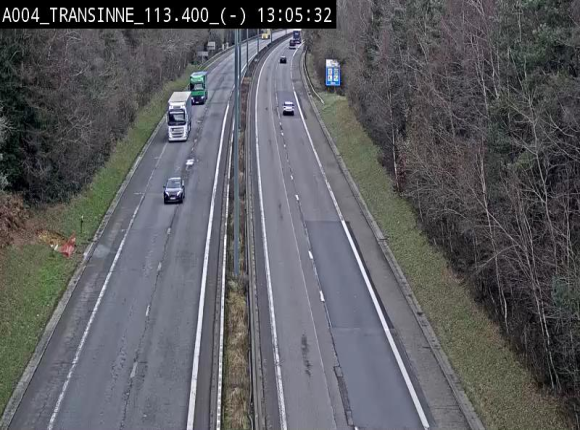 <h2>Caméra trafic E411 (A4) - Transinne direction Namur - BK 113.425</h2>