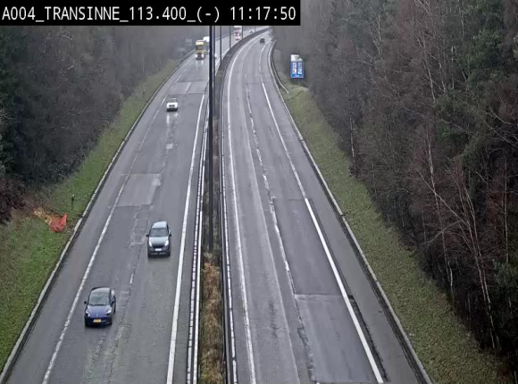<h2>Caméra trafic E411 (A4) - Transinne direction Namur - BK 113.425</h2>