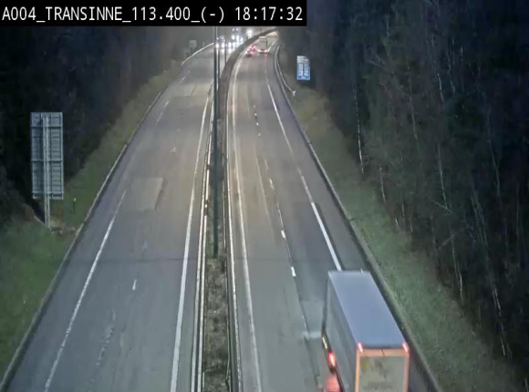 <h2>Caméra trafic E411 (A4) - Transinne direction Namur - BK 113.425</h2>