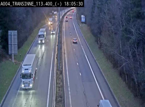 <h2>Caméra trafic E411 (A4) - Transinne direction Namur - BK 113.425</h2>