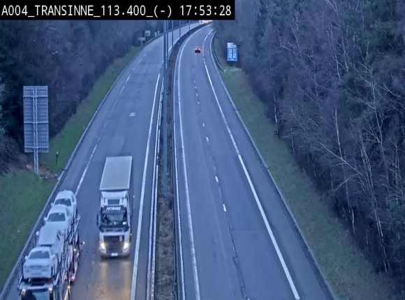 <h2>Caméra trafic E411 (A4) - Transinne direction Namur - BK 113.425</h2>