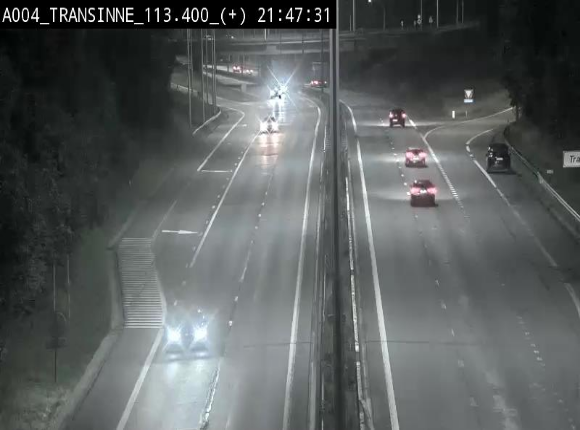 <h2>Webcam dans les Ardennes sur l'E411 à hauteur de Transinne. Vue orientée vers le sud de la Belgique</h2>