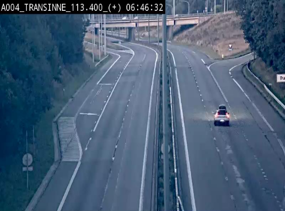 <h2>Webcam dans les Ardennes sur l'E411 à hauteur de Transinne. Vue orientée vers le sud de la Belgique</h2>