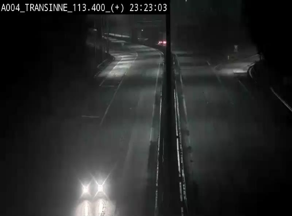 <h2>Webcam dans les Ardennes sur l'E411 à hauteur de Transinne. Vue orientée vers le sud de la Belgique</h2>