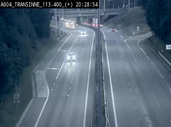 <h2>Webcam dans les Ardennes sur l'E411 à hauteur de Transinne. Vue orientée vers le sud de la Belgique</h2>