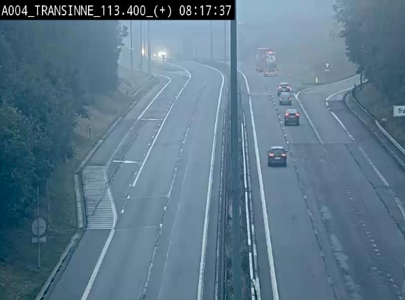 <h2>Webcam dans les Ardennes sur l'E411 à hauteur de Transinne. Vue orientée vers le sud de la Belgique</h2>