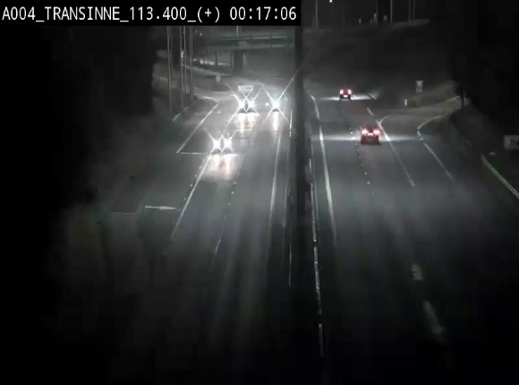 <h2>Webcam dans les Ardennes sur l'E411 à hauteur de Transinne. Vue orientée vers le sud de la Belgique</h2>