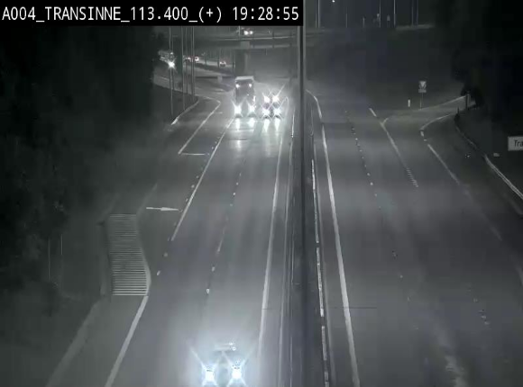 <h2>Webcam dans les Ardennes sur l'E411 à hauteur de Transinne. Vue orientée vers le sud de la Belgique</h2>