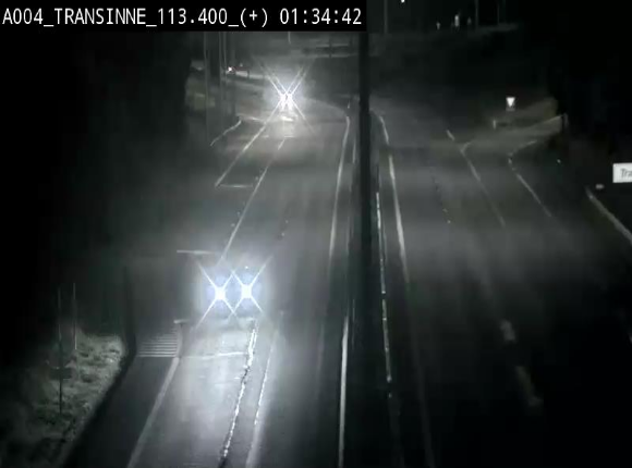 <h2>Webcam dans les Ardennes sur l'E411 à hauteur de Transinne. Vue orientée vers le sud de la Belgique</h2>