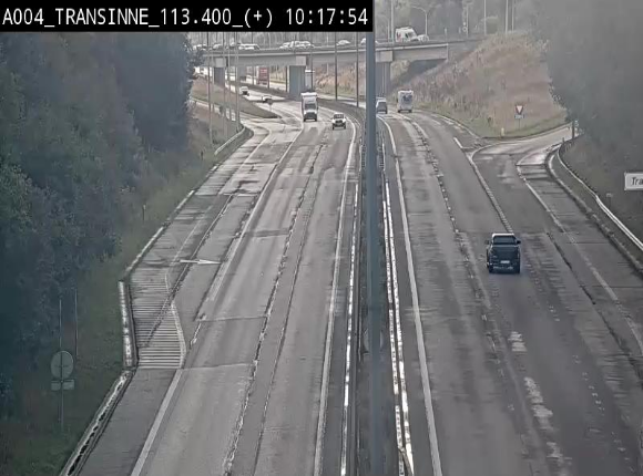 <h2>Webcam dans les Ardennes sur l'E411 à hauteur de Transinne. Vue orientée vers le sud de la Belgique</h2>