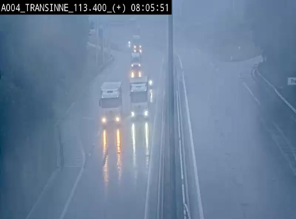 <h2>Webcam dans les Ardennes sur l'E411 à hauteur de Transinne. Vue orientée vers le sud de la Belgique</h2>