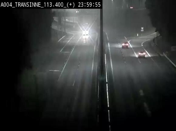 <h2>Webcam dans les Ardennes sur l'E411 à hauteur de Transinne. Vue orientée vers le sud de la Belgique</h2>