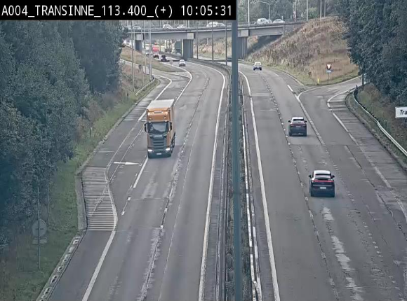 <h2>Webcam dans les Ardennes sur l'E411 à hauteur de Transinne. Vue orientée vers le sud de la Belgique</h2>