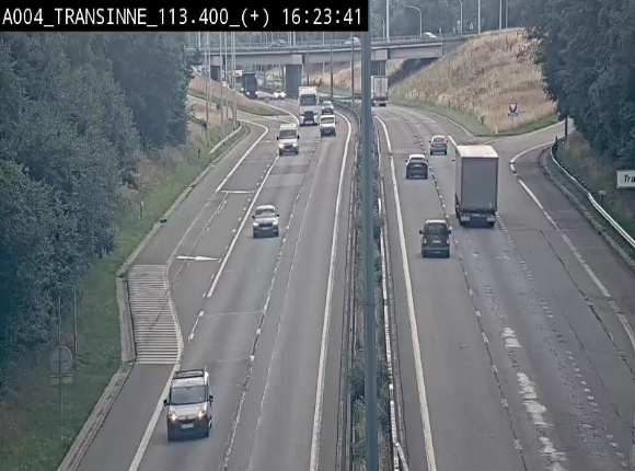 <h2>Webcam dans les Ardennes sur l'E411 à hauteur de Transinne. Vue orientée vers le sud de la Belgique</h2>