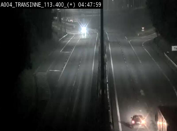 <h2>Webcam dans les Ardennes sur l'E411 à hauteur de Transinne. Vue orientée vers le sud de la Belgique</h2>