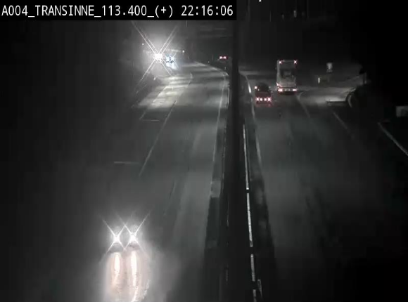 <h2>Webcam dans les Ardennes sur l'E411 à hauteur de Transinne. Vue orientée vers le sud de la Belgique</h2>