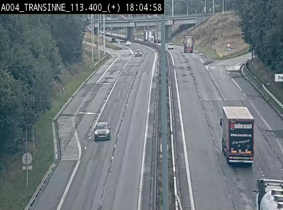 <h2>Webcam dans les Ardennes sur l'E411 à hauteur de Transinne. Vue orientée vers le sud de la Belgique</h2>