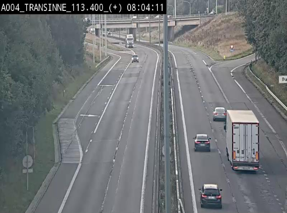 <h2>Webcam dans les Ardennes sur l'E411 à hauteur de Transinne. Vue orientée vers le sud de la Belgique</h2>