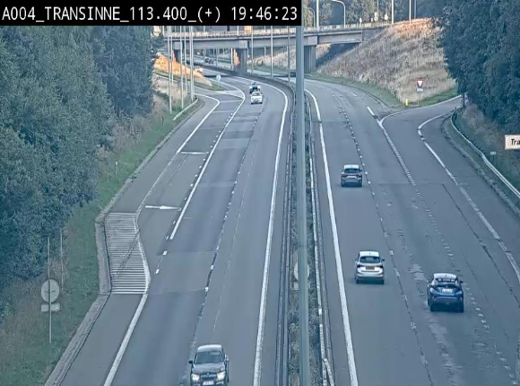 <h2>Webcam dans les Ardennes sur l'E411 à hauteur de Transinne. Vue orientée vers le sud de la Belgique</h2>