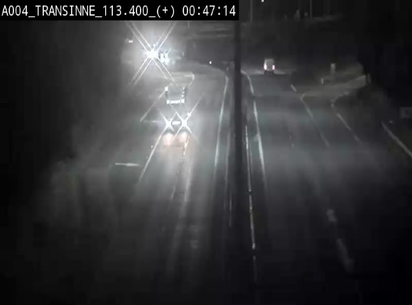 <h2>Webcam dans les Ardennes sur l'E411 à hauteur de Transinne. Vue orientée vers le sud de la Belgique</h2>