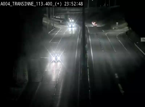 <h2>Webcam dans les Ardennes sur l'E411 à hauteur de Transinne. Vue orientée vers le sud de la Belgique</h2>