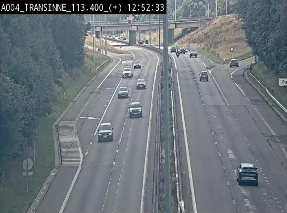 <h2>Webcam dans les Ardennes sur l'E411 à hauteur de Transinne. Vue orientée vers le sud de la Belgique</h2>