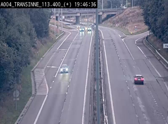 <h2>Webcam dans les Ardennes sur l'E411 à hauteur de Transinne. Vue orientée vers le sud de la Belgique</h2>