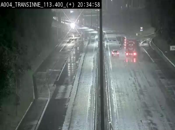 <h2>Webcam dans les Ardennes sur l'E411 à hauteur de Transinne. Vue orientée vers le sud de la Belgique</h2>