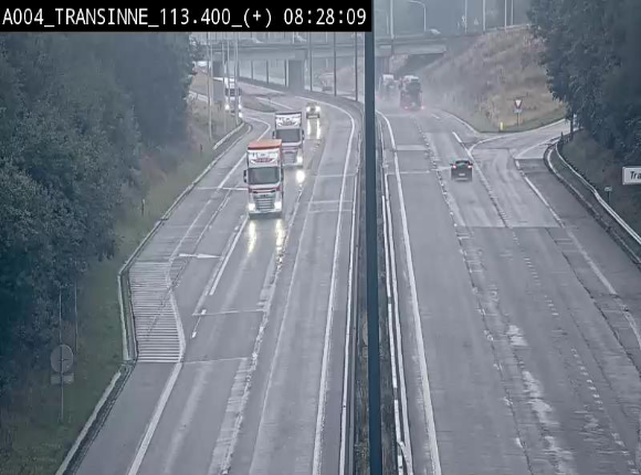 <h2>Webcam dans les Ardennes sur l'E411 à hauteur de Transinne. Vue orientée vers le sud de la Belgique</h2>
