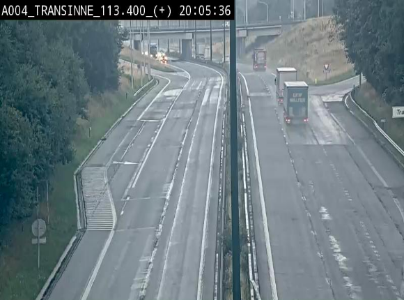 <h2>Webcam dans les Ardennes sur l'E411 à hauteur de Transinne. Vue orientée vers le sud de la Belgique</h2>