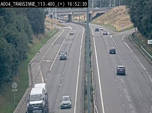 <h2>Webcam dans les Ardennes sur l'E411 à hauteur de Transinne. Vue orientée vers le sud de la Belgique</h2>