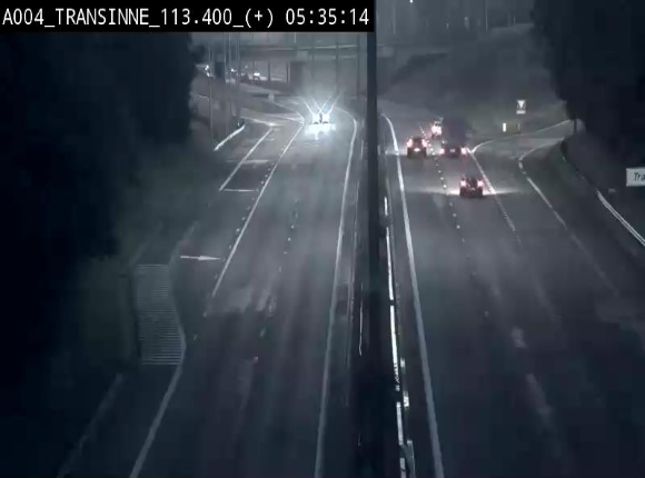 <h2>Webcam dans les Ardennes sur l'E411 à hauteur de Transinne. Vue orientée vers le sud de la Belgique</h2>