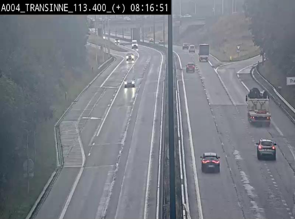 <h2>Webcam dans les Ardennes sur l'E411 à hauteur de Transinne. Vue orientée vers le sud de la Belgique</h2>