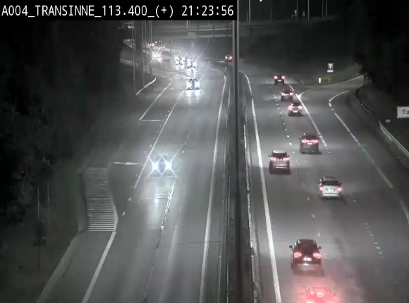 <h2>Webcam dans les Ardennes sur l'E411 à hauteur de Transinne. Vue orientée vers le sud de la Belgique</h2>
