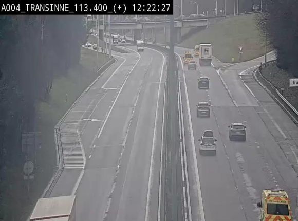 <h2>Webcam dans les Ardennes sur l'E411 à hauteur de Transinne. Vue orientée vers le sud de la Belgique</h2>
