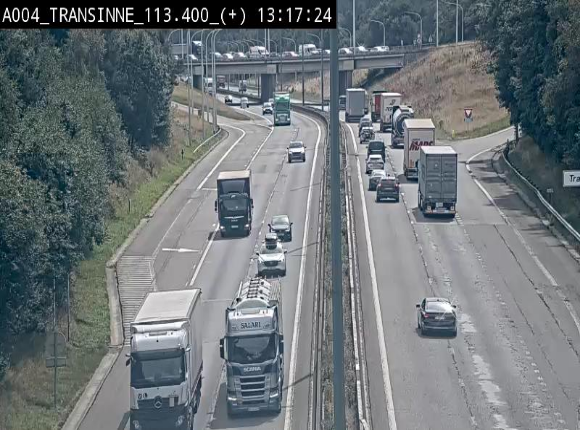 <h2>Webcam dans les Ardennes sur l'E411 à hauteur de Transinne. Vue orientée vers le sud de la Belgique</h2>