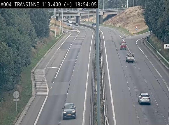 <h2>Webcam dans les Ardennes sur l'E411 à hauteur de Transinne. Vue orientée vers le sud de la Belgique</h2>