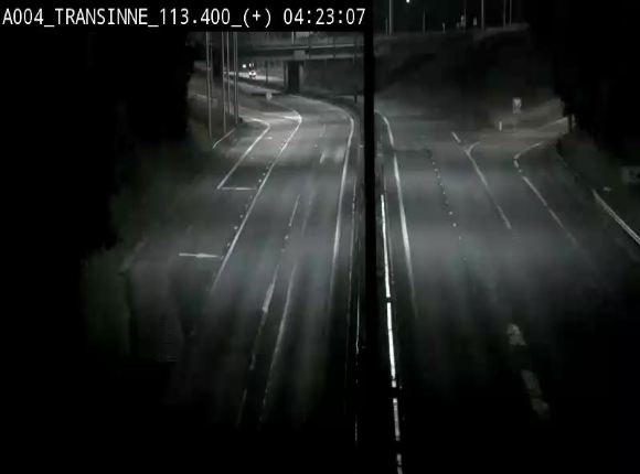 <h2>Webcam dans les Ardennes sur l'E411 à hauteur de Transinne. Vue orientée vers le sud de la Belgique</h2>