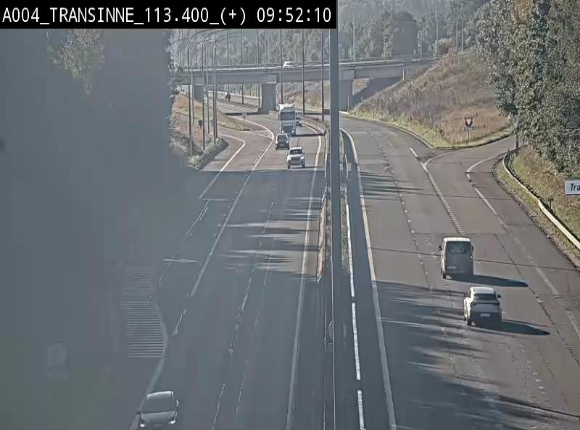 <h2>Webcam dans les Ardennes sur l'E411 à hauteur de Transinne. Vue orientée vers le sud de la Belgique</h2>