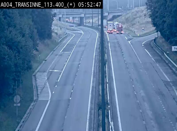 <h2>Webcam dans les Ardennes sur l'E411 à hauteur de Transinne. Vue orientée vers le sud de la Belgique</h2>
