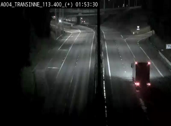 <h2>Webcam dans les Ardennes sur l'E411 à hauteur de Transinne. Vue orientée vers le sud de la Belgique</h2>