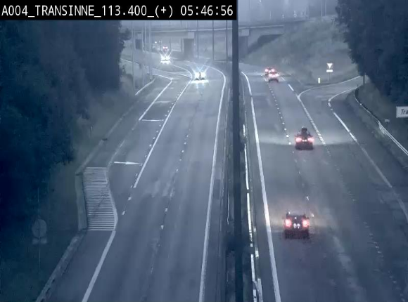 <h2>Webcam dans les Ardennes sur l'E411 à hauteur de Transinne. Vue orientée vers le sud de la Belgique</h2>