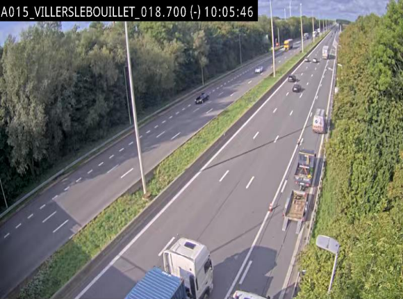 <h2>Webcam autoroute Belgique - Villers-le-Bouillet - E42 direction Liège - BK 18.7</h2>