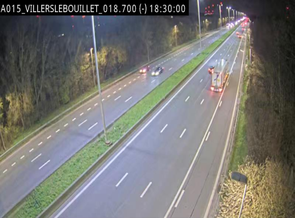 Webcam autoroute Belgique - Villers-le-Bouillet - E42 direction Liège - BK 18.7