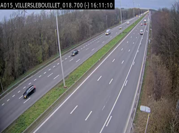 <h2>Webcam autoroute Belgique - Villers-le-Bouillet - E42 direction Liège - BK 18.7</h2>