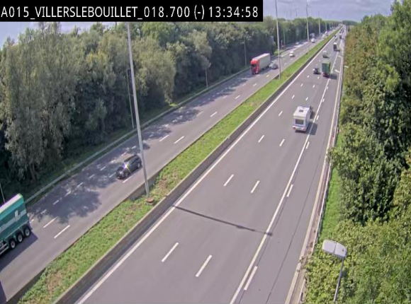 <h2>Webcam autoroute Belgique - Villers-le-Bouillet - E42 direction Liège - BK 18.7</h2>